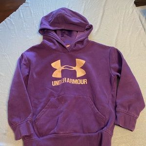 Purple under armor hoodie